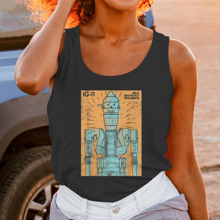 The Mandalorian Ig 11 Self Destruct Sequence Unisex Tank Top Gifts for Women