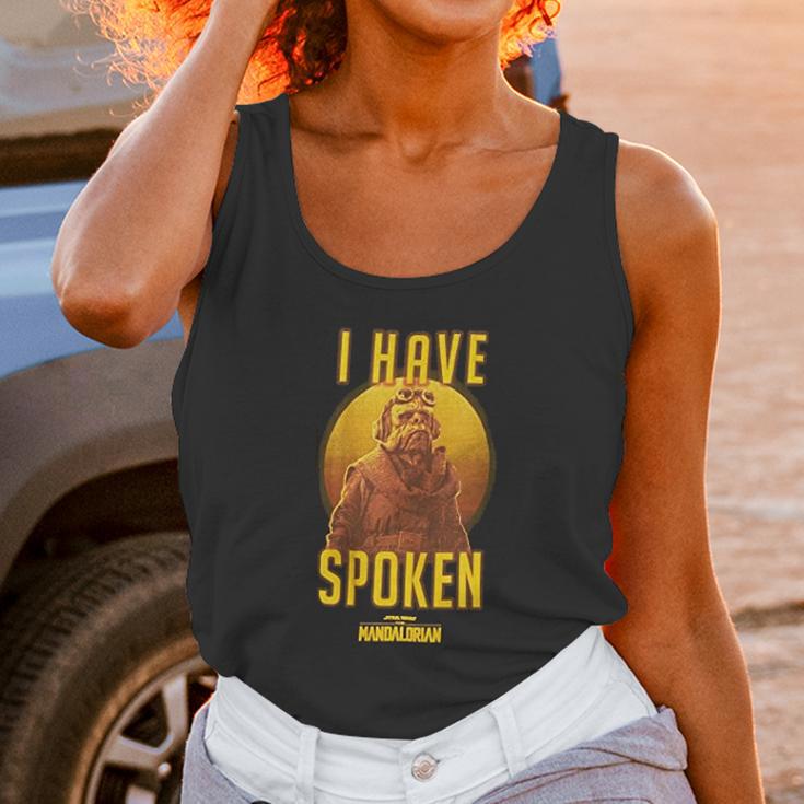 The Mandalorian I Have Spoken Unisex Tank Top Gifts for Women