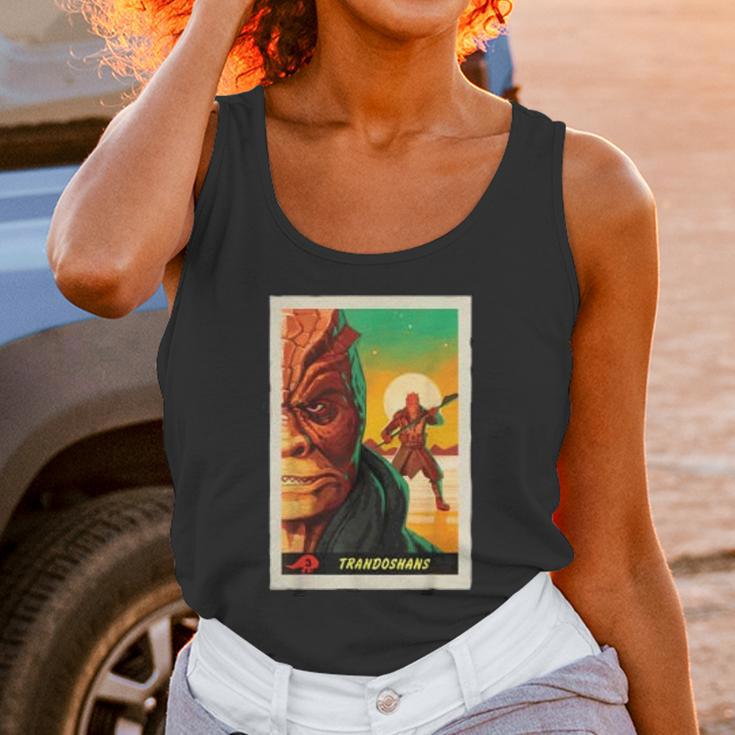 The Mandalorian Trandoshans Trading Card Unisex Tank Top Gifts for Women