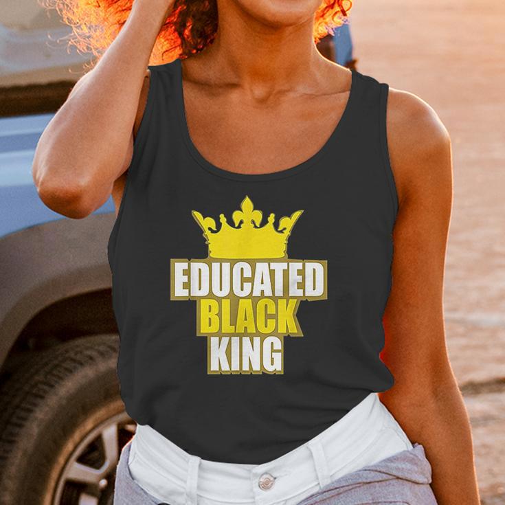 Martin Luther King Jr Day Educated Black King Unisex Tank Top Gifts for Women