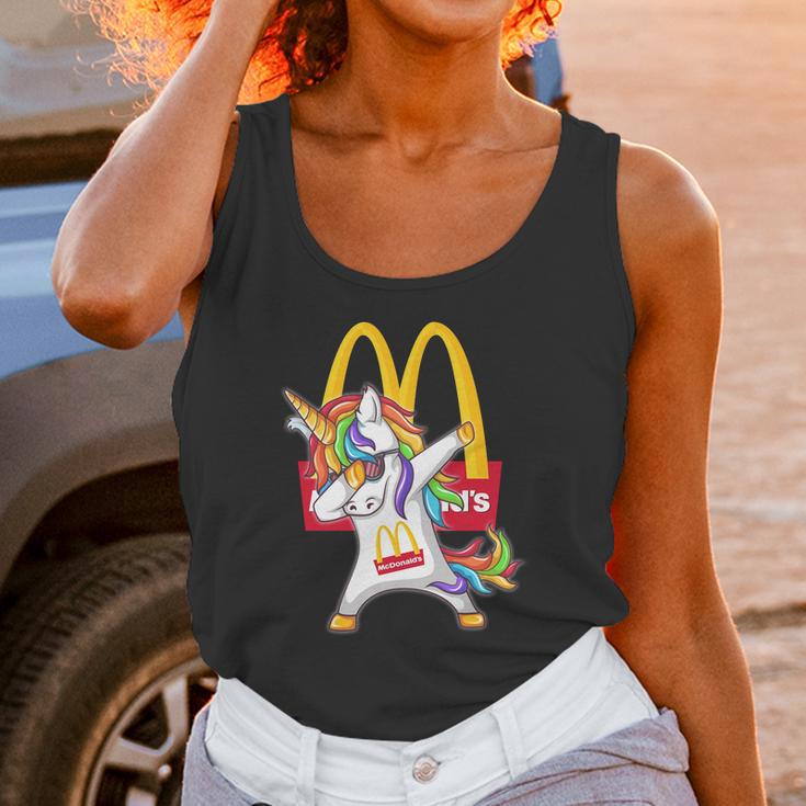 Mcdonalds Unicorn Dabbing Unisex Tank Top Gifts for Women