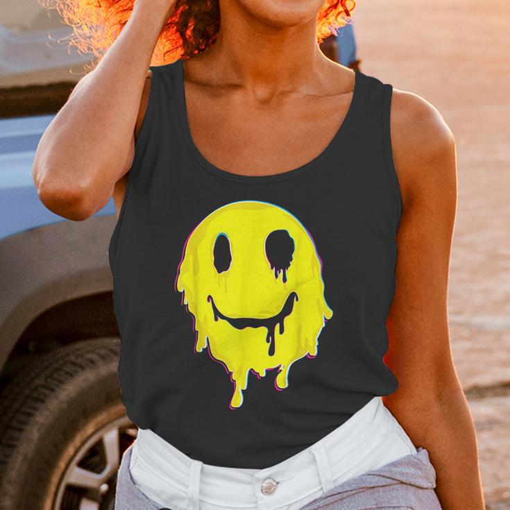 Melting Smiley Face Halloween Unisex Tank Top Gifts for Women