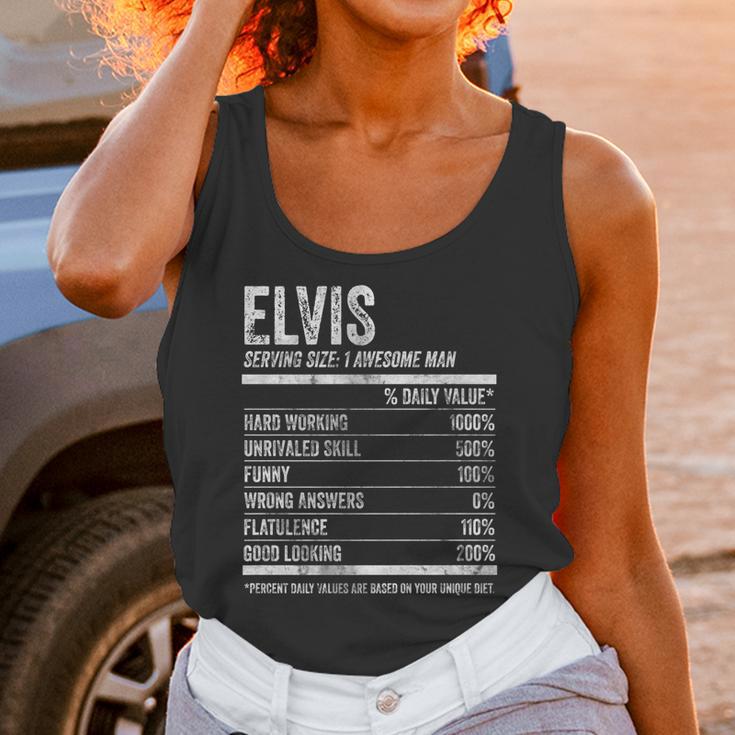 Mens Elvis Nutrition Personalized Name Funny Name Facts Unisex Tank Top Gifts for Women