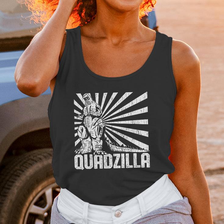 Mens Quadzilla Funny Gym Leg Day Unisex Tank Top Gifts for Women