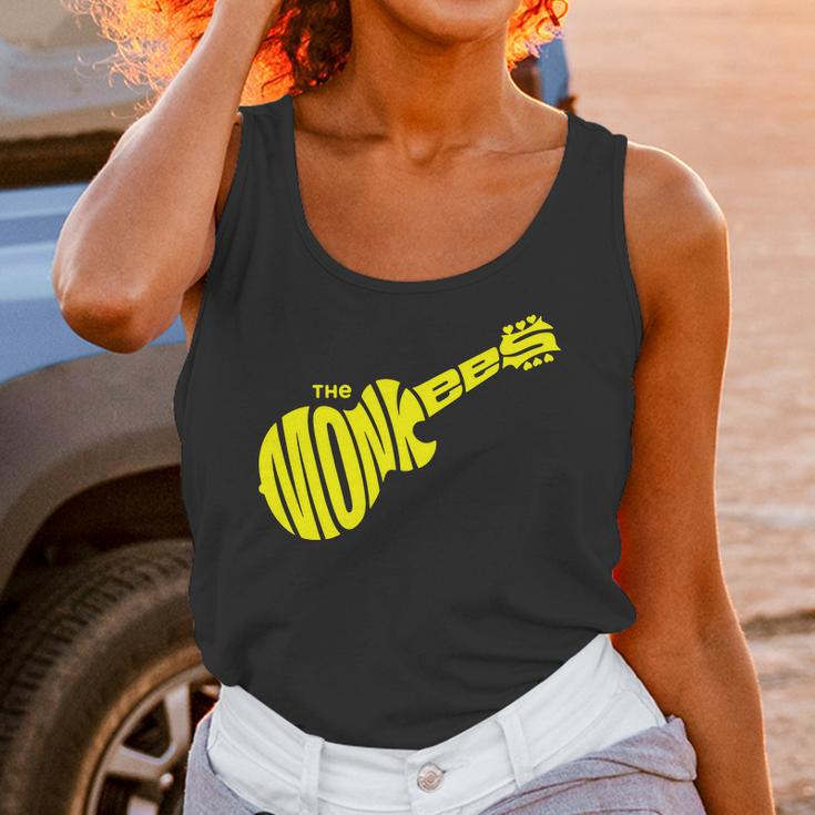 The Monkees Band Logo Yellow Unisex Tank Top Gifts for Women