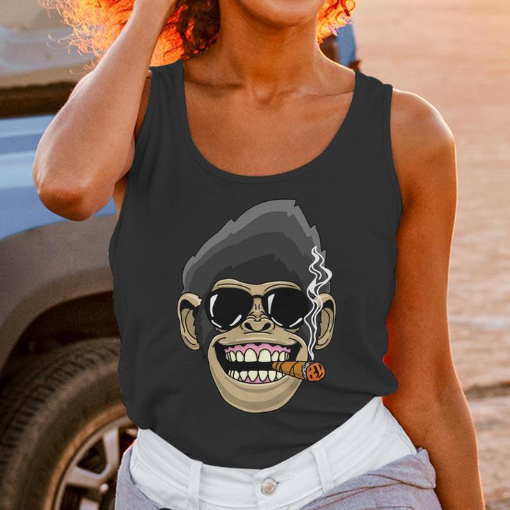 Monkey Smoking Cigar Unisex Tank Top Gifts for Women