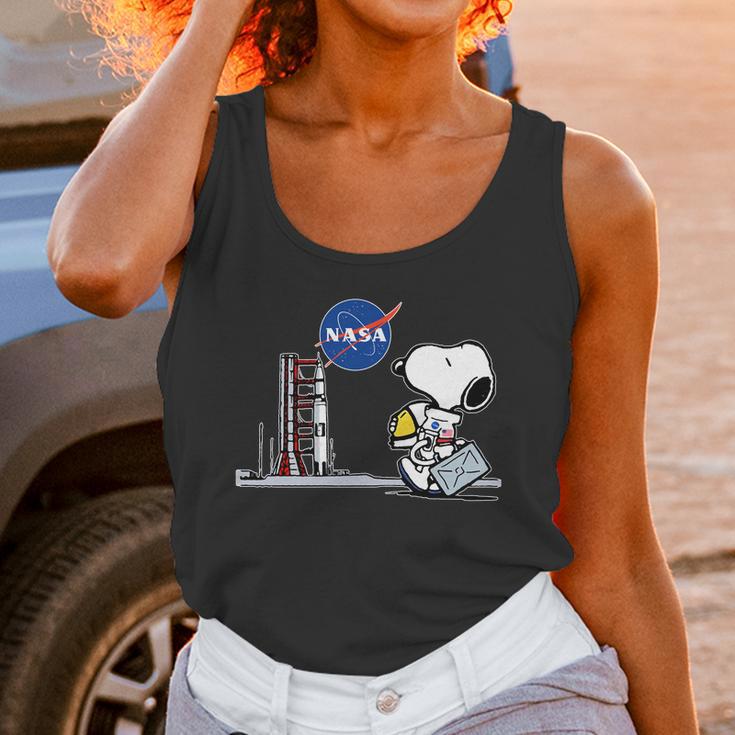 Nasa Snoopy Astronaut T-Shirt Unisex Tank Top Gifts for Women