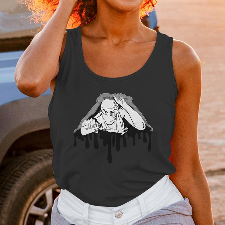 New Muralisme Vector Design Banksy Street Art Unisex Tank Top Gifts for Women