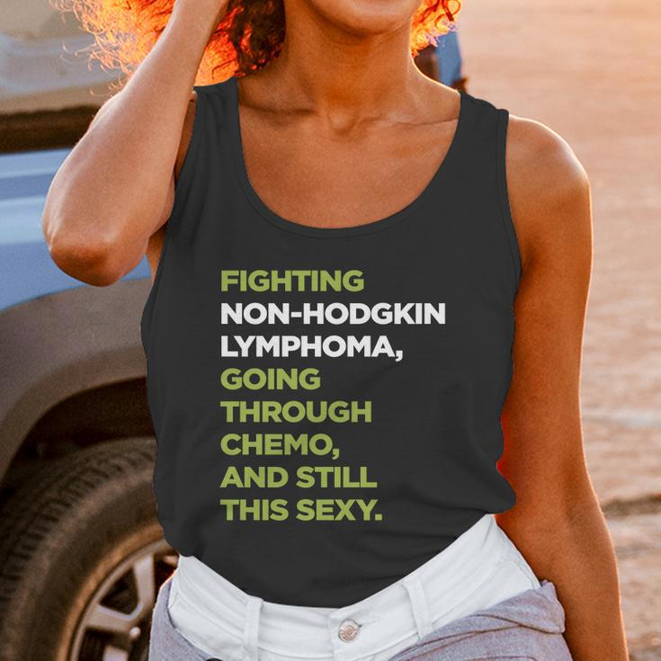 Non-Hodgkin Lymphoma T-Shirt With Inspirational Chemo Quote Unisex Tank Top Gifts for Women