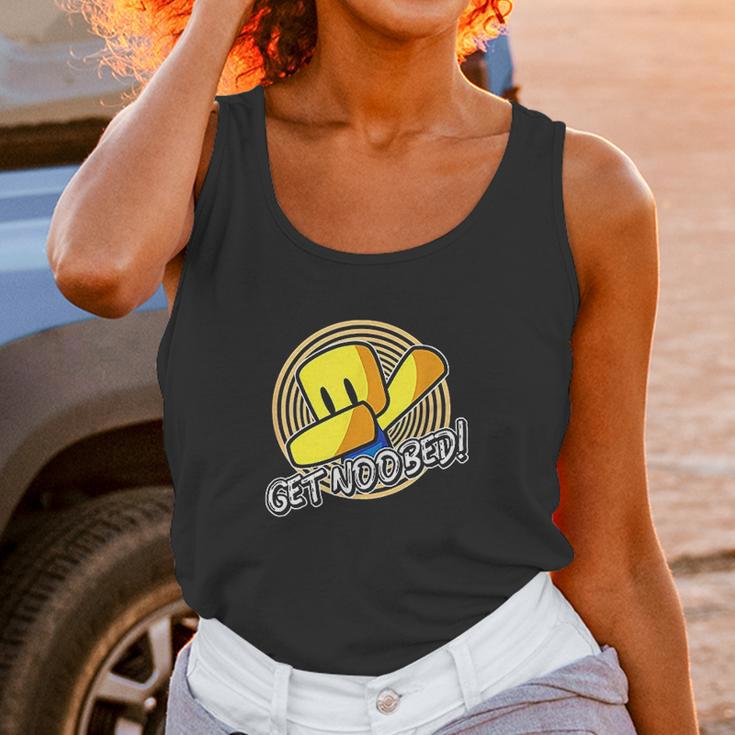 Get Noobed Meme Funny Dabbing Noob Gaming Unisex Tank Top Gifts for Women