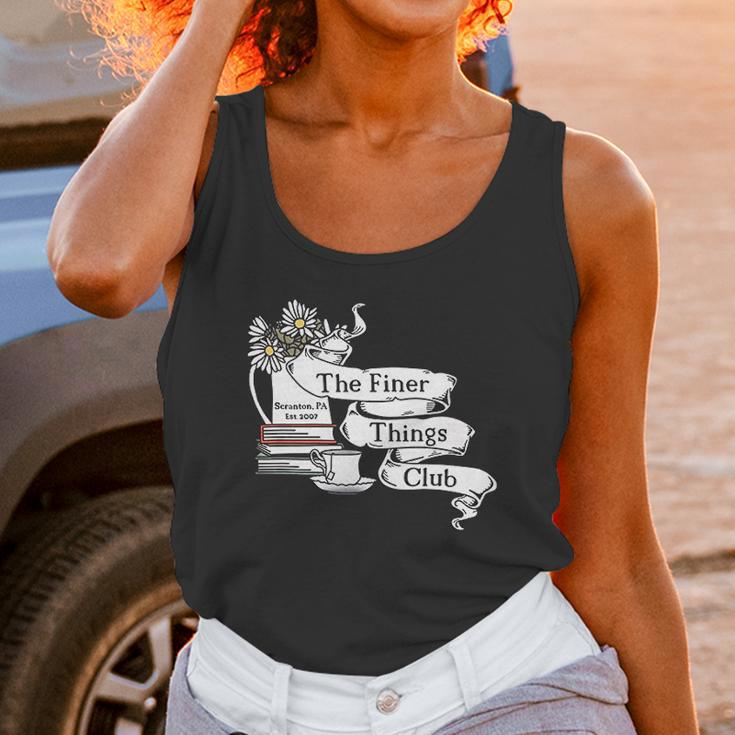 The Office Finer Things Club Unisex Tank Top Gifts for Women