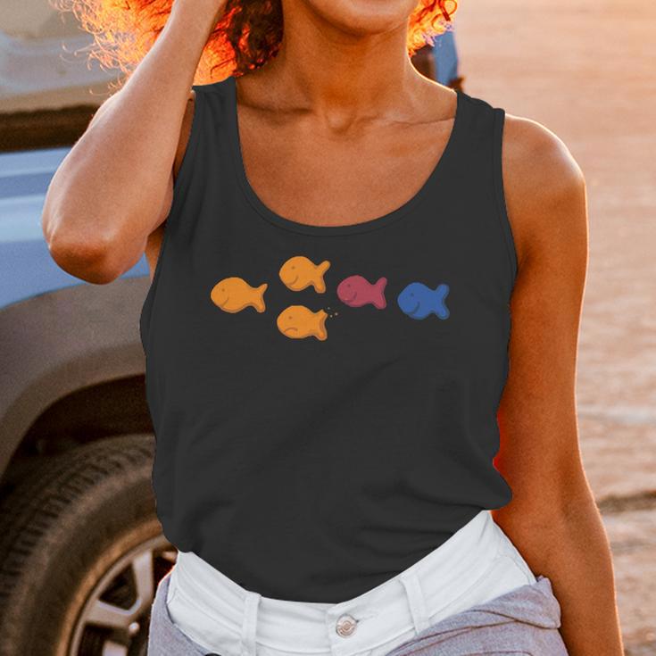 One Fish Two Fish Gold Fish T-Shirt Unisex Tank Top Gifts for Women