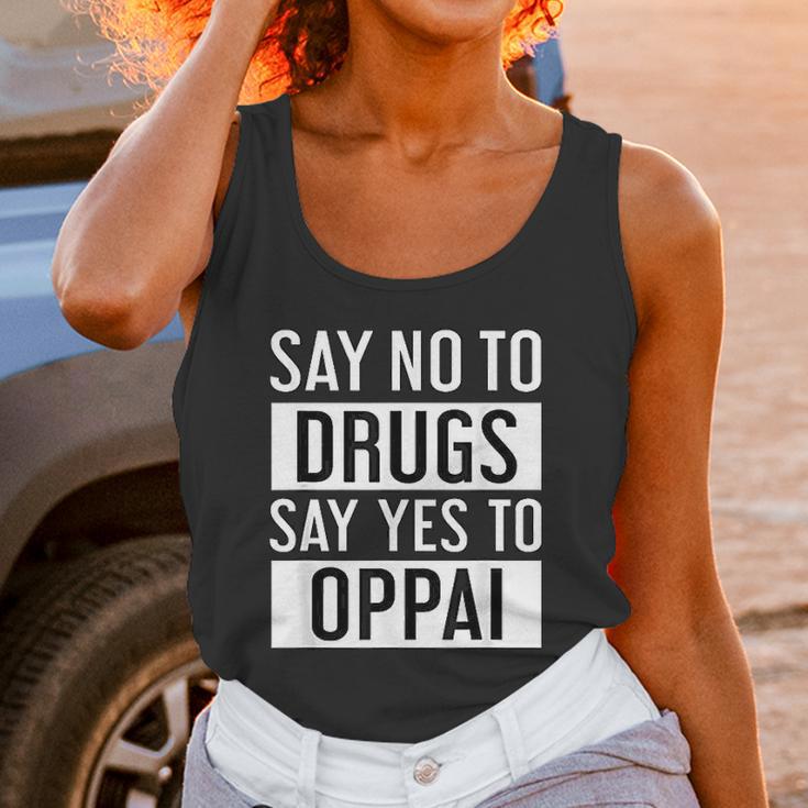 Oppai Anime Tiddies Quote Unisex Tank Top Gifts for Women