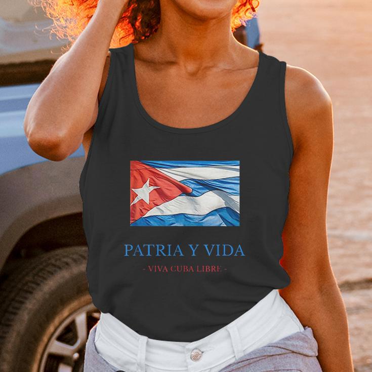 Patria Y Vida Viva Cuba Libre Unisex Tank Top Gifts for Women