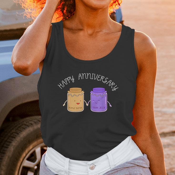 Peanut Butter Jelly Happy Anniversary Couple Goals Unisex Tank Top Gifts for Women