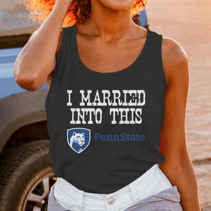 Penn State Main Campus University Married Into I Married Into This Unisex Tank Top Gifts for Women