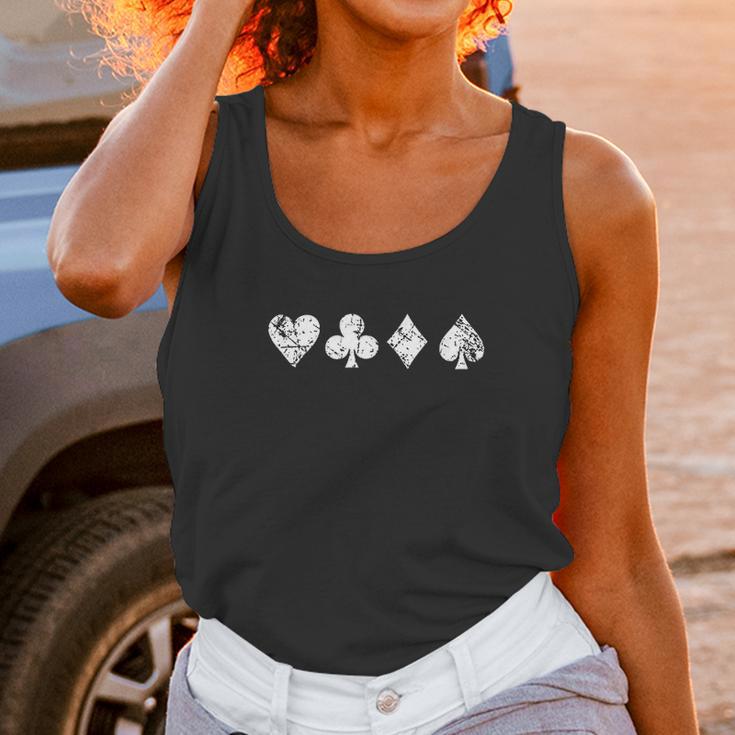 Playing Card Casino Unisex Tank Top Gifts for Women