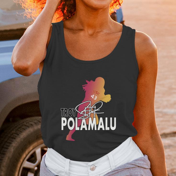 The Polamalu Silhouette Design Unisex Tank Top Gifts for Women