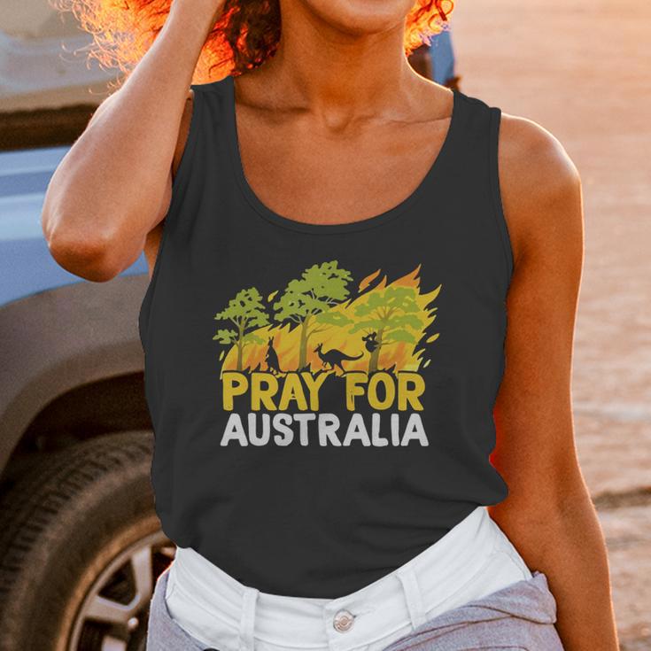 Pray For Australia Australian Bush Fire Koala Kangaroo Shirt Unisex Tank Top Gifts for Women