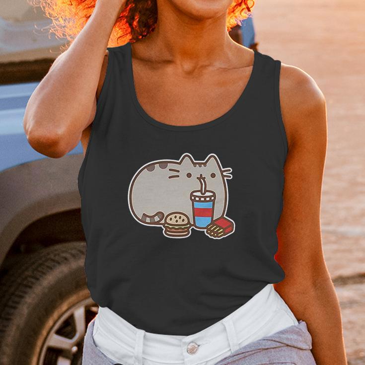 Pusheen The Cat Fast Food Unisex Tank Top Gifts for Women