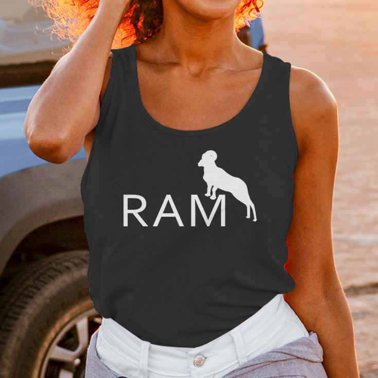 Ram Animal Lover Logo Unisex Tank Top Gifts for Women