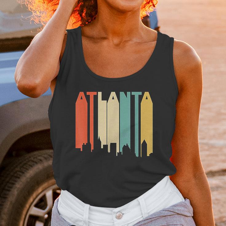 Retro 1970S Style Atlanta Georgia Skyline Unisex Tank Top Gifts for Women