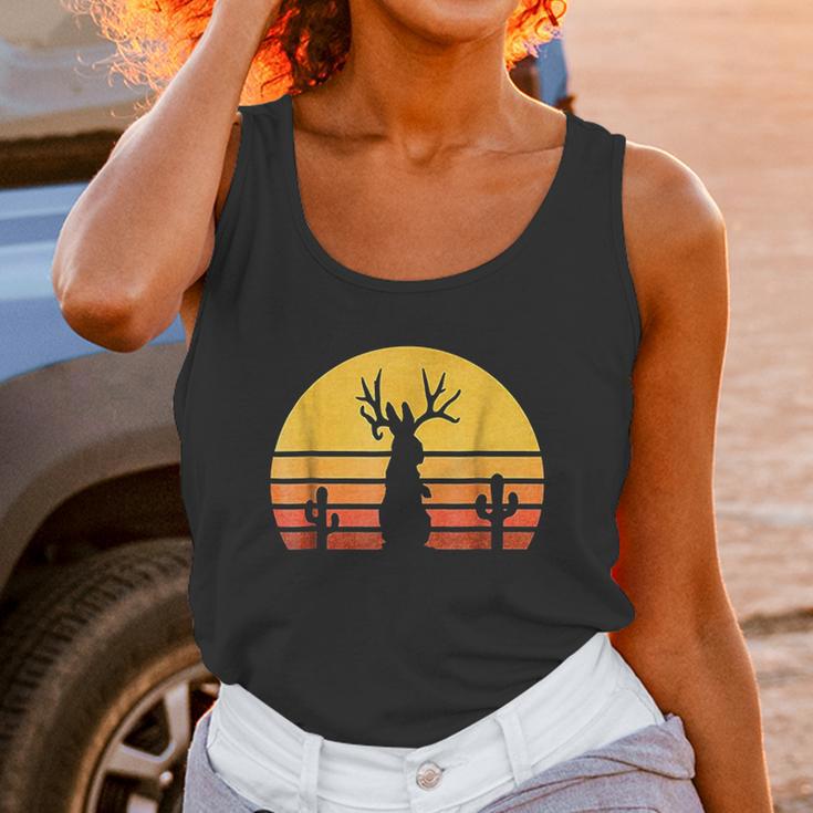 Retro Eighties Jackalope Unisex Tank Top Gifts for Women