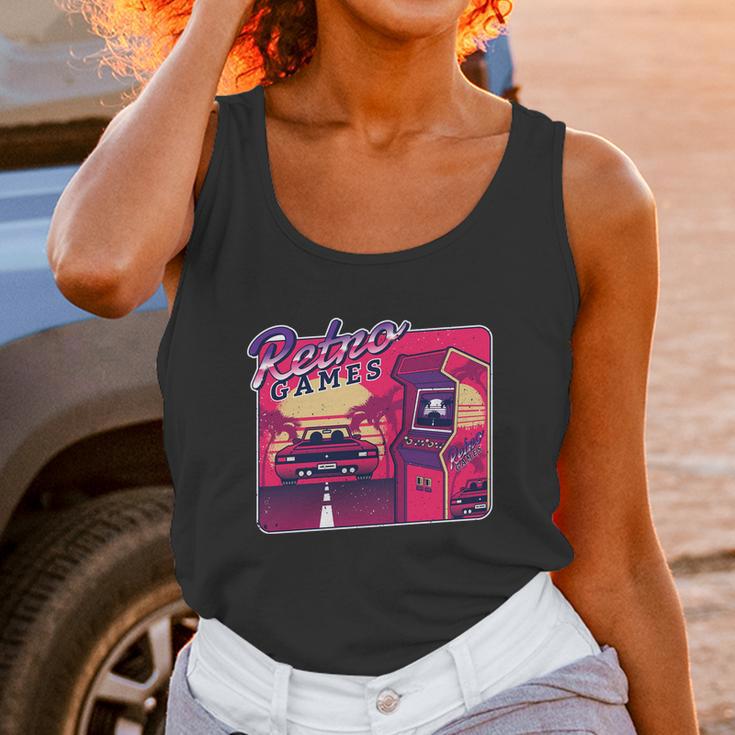 Retro Gaming Arcade Unisex Tank Top Gifts for Women