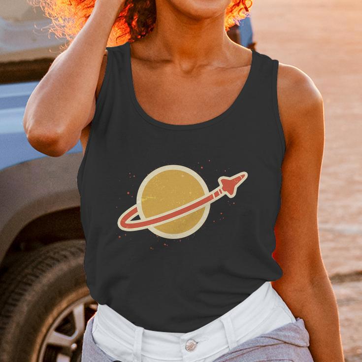 Retro Vintage Planet Space Shuttle Logo Unisex Tank Top Gifts for Women