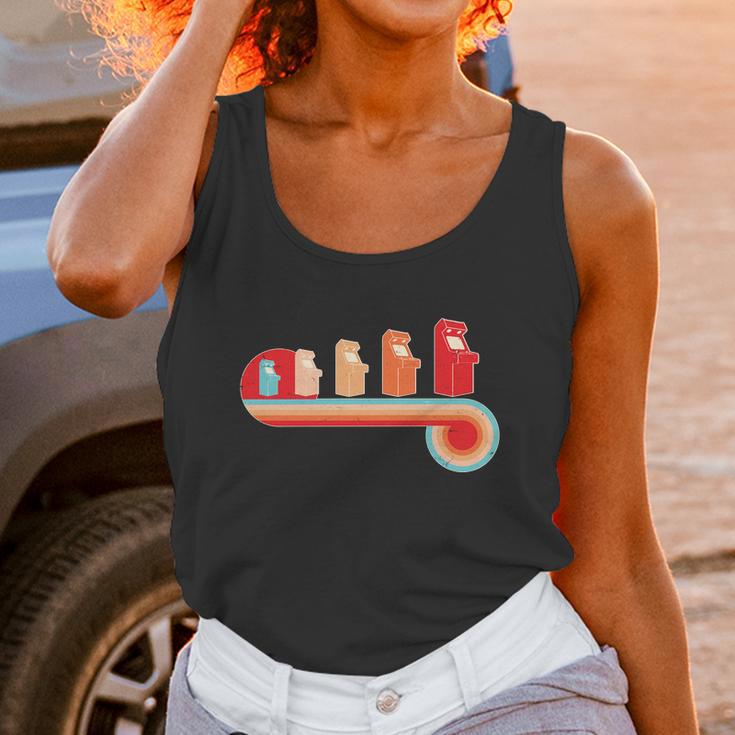 Retro Vintage Video Game Arcade Machines Unisex Tank Top Gifts for Women