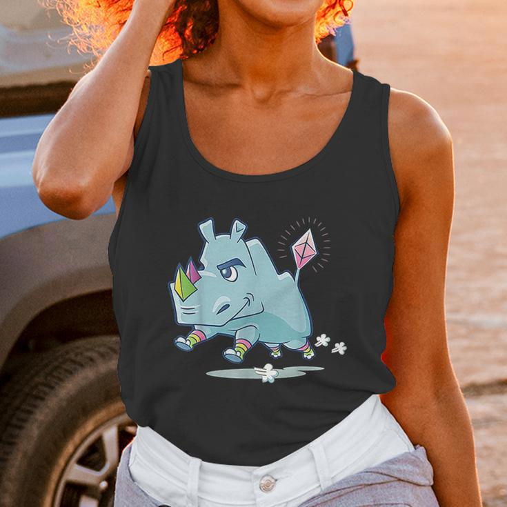 The Rhino Mascot Unisex Tank Top Gifts for Women