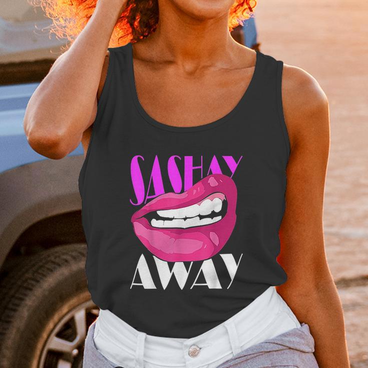 Sashay Away Funny Lips Diva Queen Femininity Cabaret Unisex Tank Top Gifts for Women