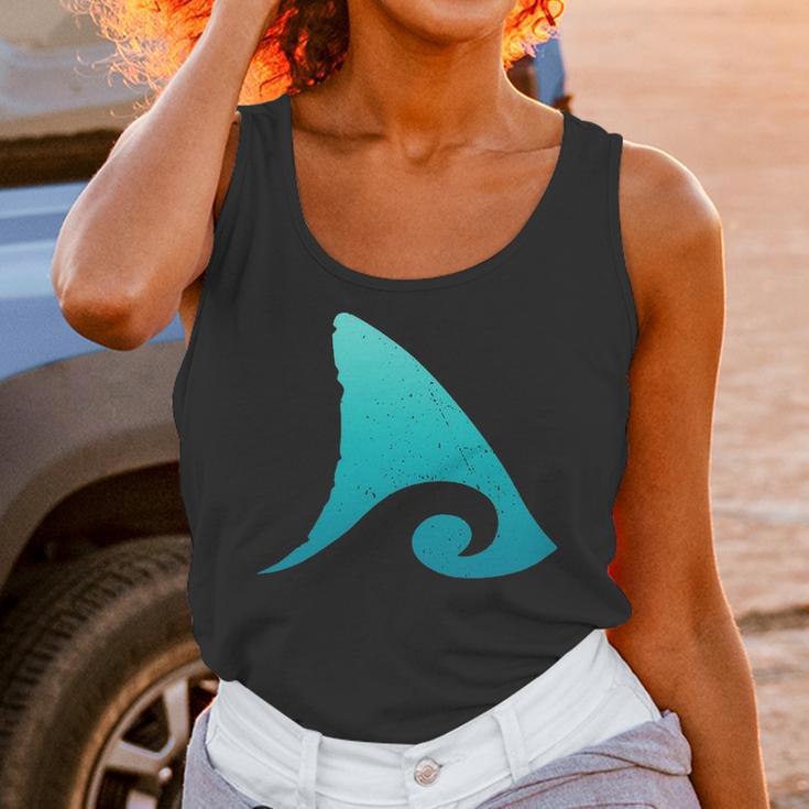 Shark Fin Ocean Wave Unisex Tank Top Gifts for Women