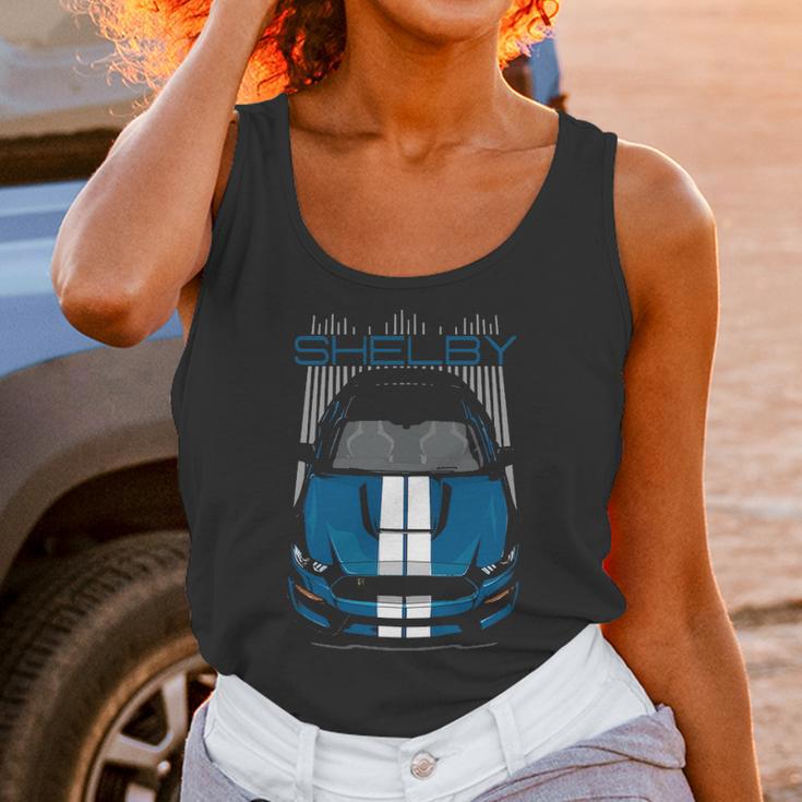 Shelby Gt350 Blue White Unisex Tank Top Gifts for Women