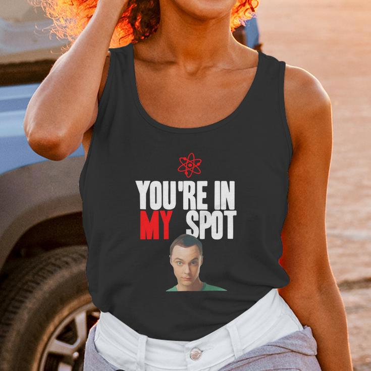 Sheldon Cooper You’Re In My Spot Shirt Unisex Tank Top Gifts for Women