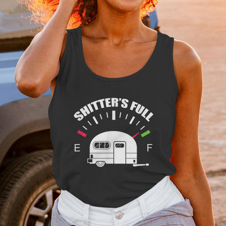 Shitters Full Rv Camping Camper Road Trip Travel Unisex Tank Top Gifts for Women