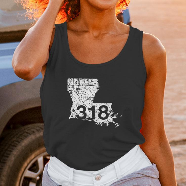 Shreveport Ruston Tallulah Area Code 318 Louisiana Unisex Tank Top Gifts for Women