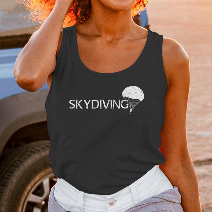 Skydiving Parachute Logo Unisex Tank Top Gifts for Women