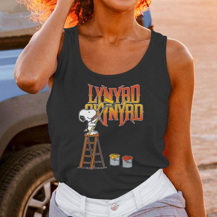 Snoopy Drawing Lynyrd Skynyrd Unisex Tank Top Gifts for Women