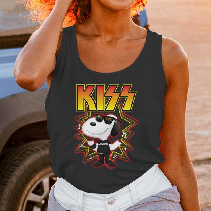 Snoopy Kiss Band Unisex Tank Top Gifts for Women