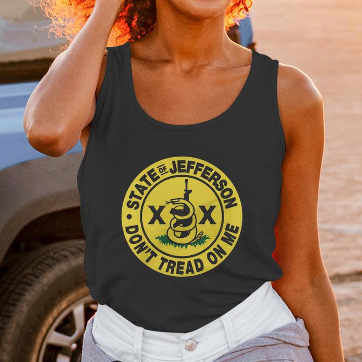 State Of Jefferson Dont Tread On Me Unisex Tank Top Gifts for Women