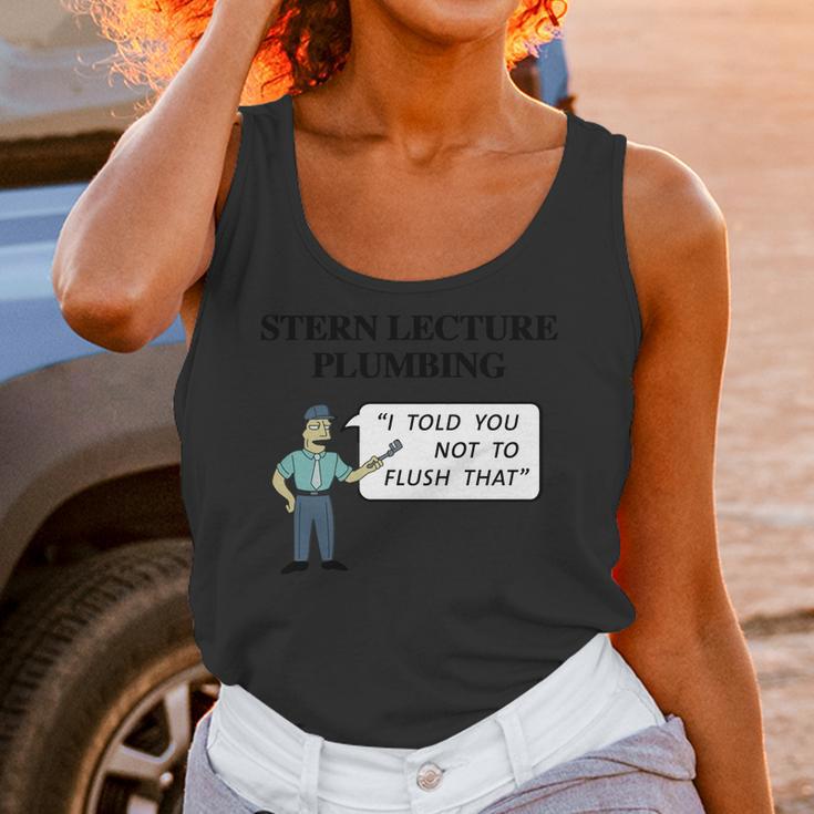 Stern Lecture Plumbing Unisex Tank Top Gifts for Women