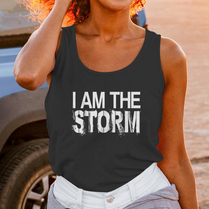 I Am The Storm Devil Whispers Motivational Unisex Tank Top Gifts for Women