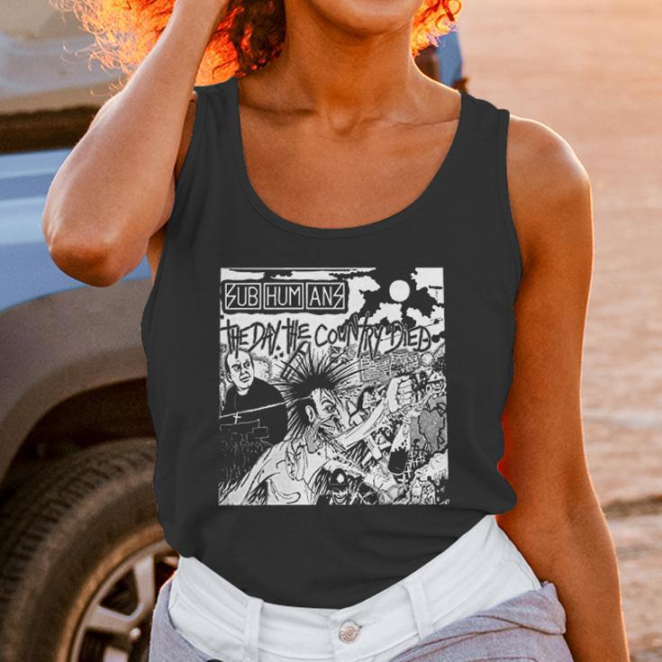 Subhumans The Day The Country Died Unisex Tank Top Gifts for Women