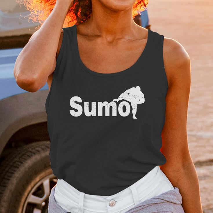 Sumo Japanese Fighter Logo Unisex Tank Top Gifts for Women