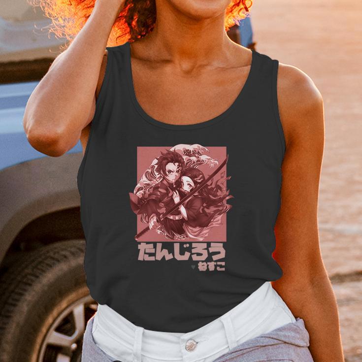 Tanjiro X Nezuko Kimetsu No Yaiba Unisex Tank Top Gifts for Women