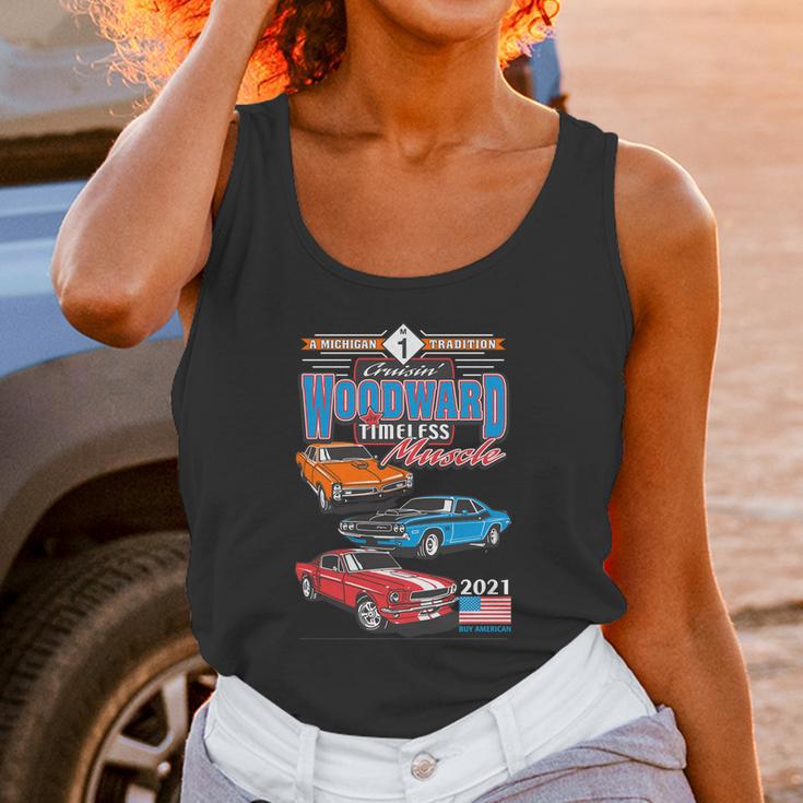 Timeless Muscle Woodward Ave M1 Unisex Tank Top Gifts for Women