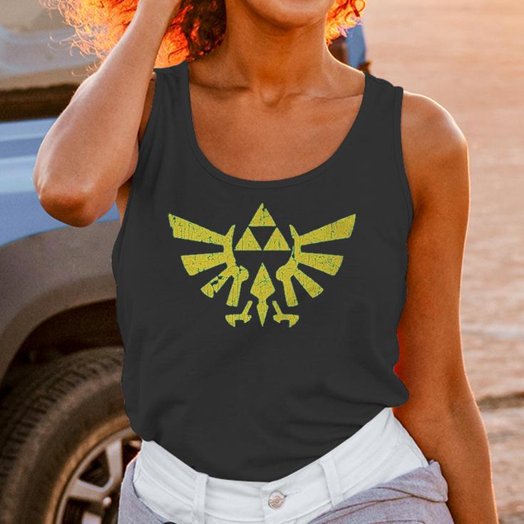 Triforce Vintage Ringer Unisex Tank Top Gifts for Women