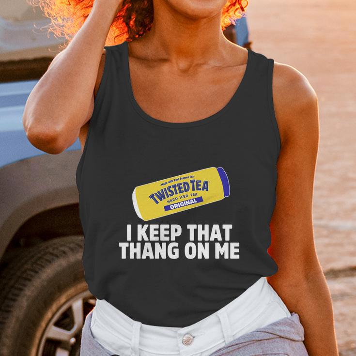 Twisted Tea I Keep That Thang On Me Unisex Tank Top Gifts for Women