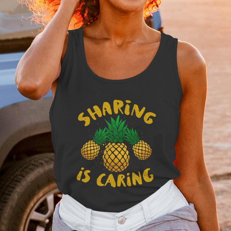 Upside Down Pineapple Cute Gift Sharing Swinger Gift Unisex Tank Top Gifts for Women